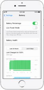 Battery Health Charging وسعة البطارية
